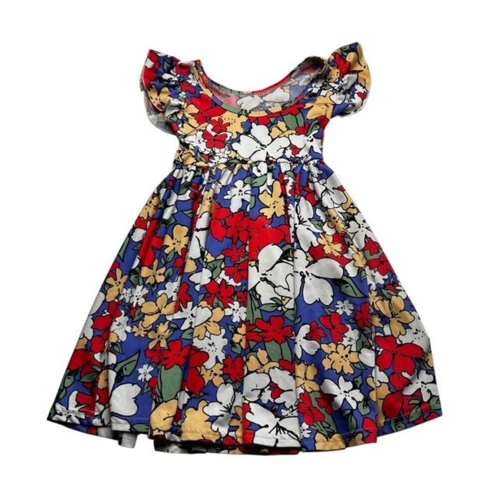 Dot Dot Smile Floral Twirl Dress Size 5-6 Years - Picture 5 of 5